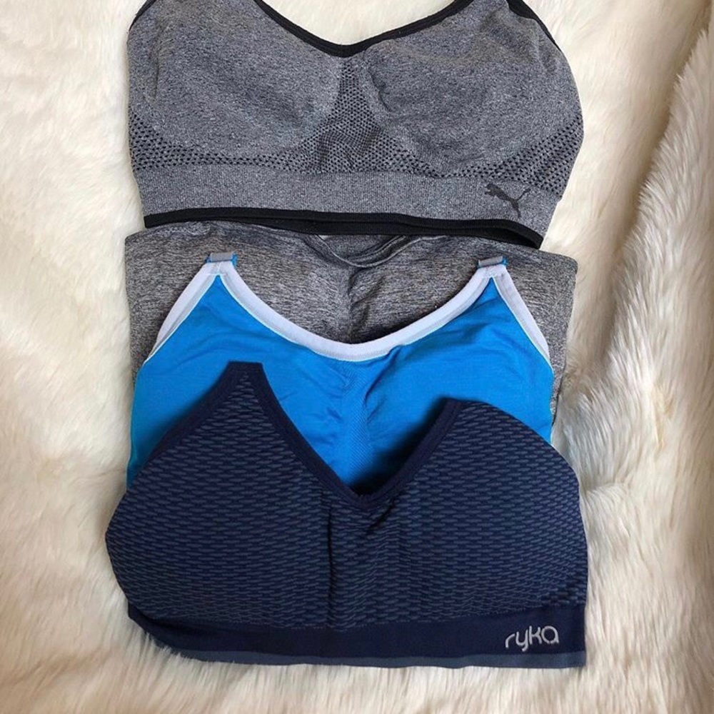 Sports bras. Very comfortable and stretchy